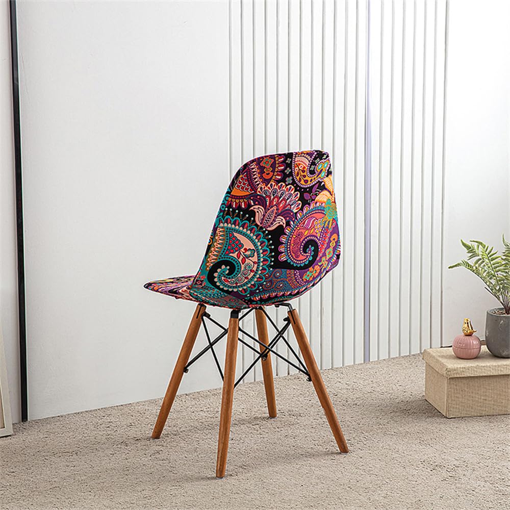 Coprisedie Scandinave Fodera per sedia da Pranzo Coprisedia per sala da pranzo Scandinave Coprisedia a forma curva 6 pezzi Meraviglioso