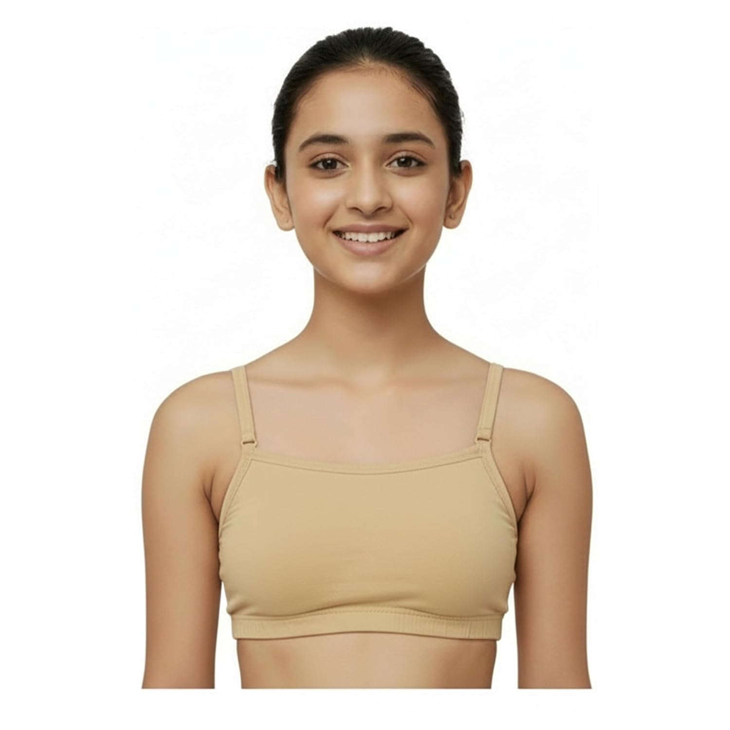 Floradise Cotton Beginners Bra for Girls | Dual Layer | Adjustable Straps | Non-Padded | Slip-on Training Bra | Perfect wi... - Review, Price and Buying Guide