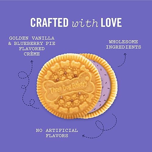 Vista 44 de Three Dog Bakery Lick'n Crunch galletas rellenas