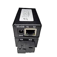 Vista 8 de iszo Transceptor Mini Gigabit, convertidor de medios, transceptor óptico A/B, SC 1.25G, RJ45 10/100/1000Mbps, 12.4 mi, tamaño pequeño, fibra a