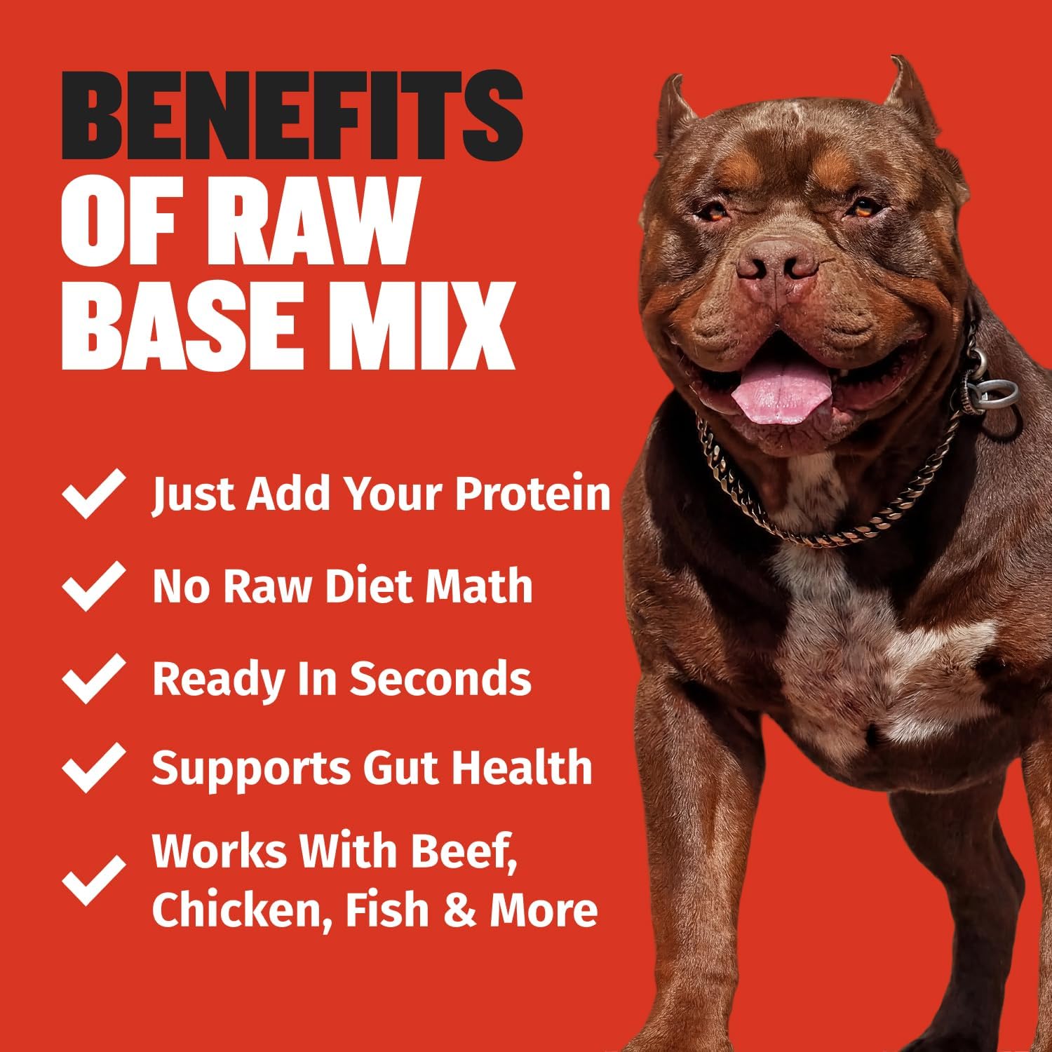 Bully Max High Calorie Raw Base Mix 5lbs + Omega-3 Salmon Oil Bundle image 5