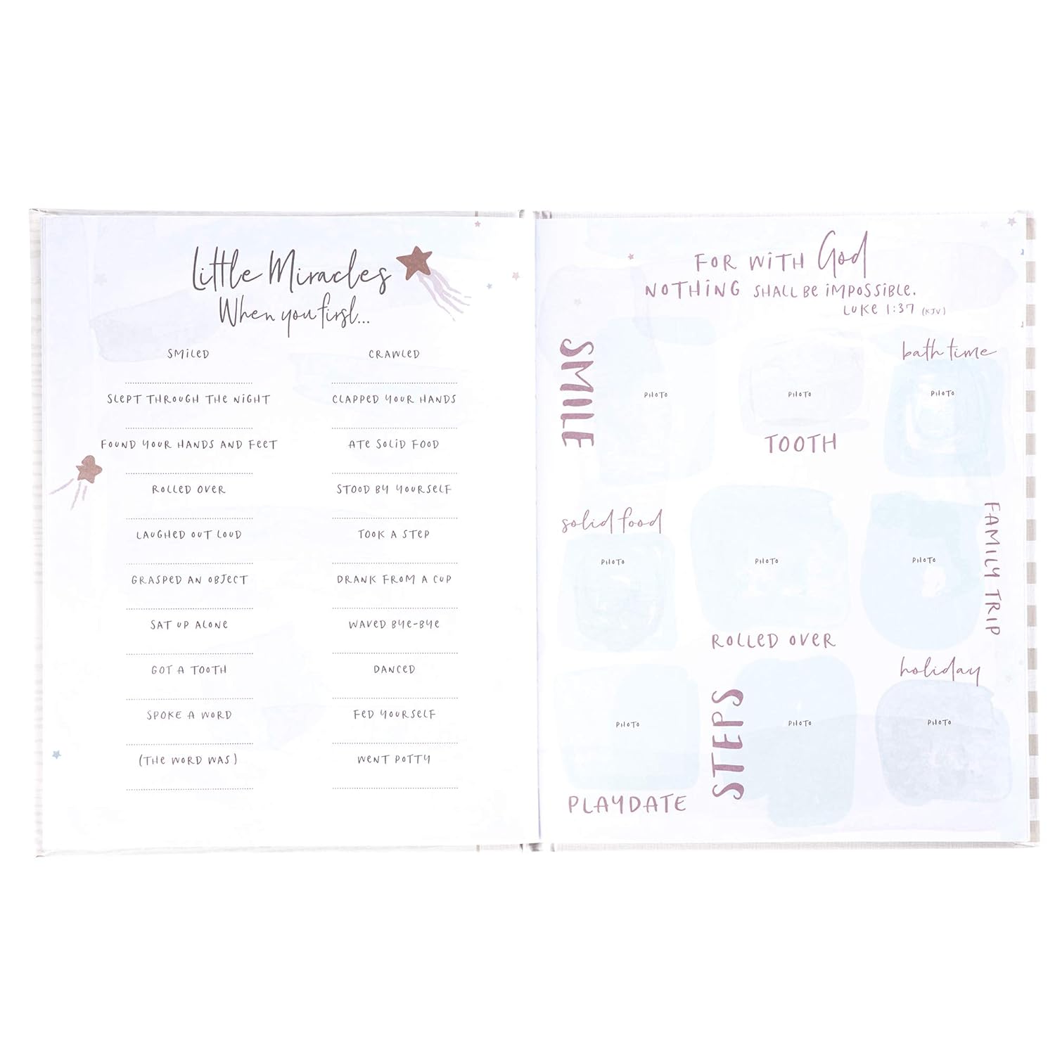 C.R. Gibson Little Blessing Baby Memory Book for Newborns, 64 pgs., 8 3/4" x 11 1/4"