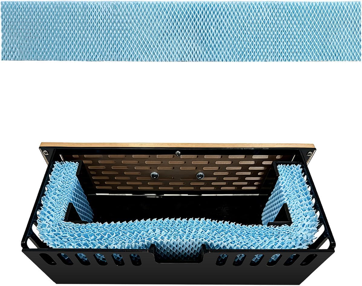 VEVOR Humidifier Replacement Filter, Single Pack Humidifying Pad Compatible with YC-88 Cigar Humidor Water Tank, 3D Multi-Layer Honeycomb Mesh, Cigar Flavor Preservation, Cut-to-Fit for Your Humidor