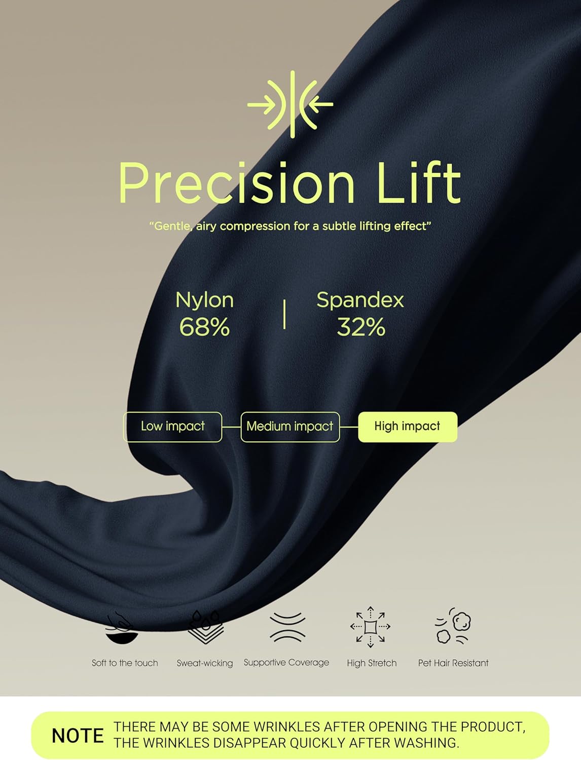 ODODOS Women's Drawstring Tie Daily Leggings 25" / 28" High Waist Workout Yoga Pants - Image 6