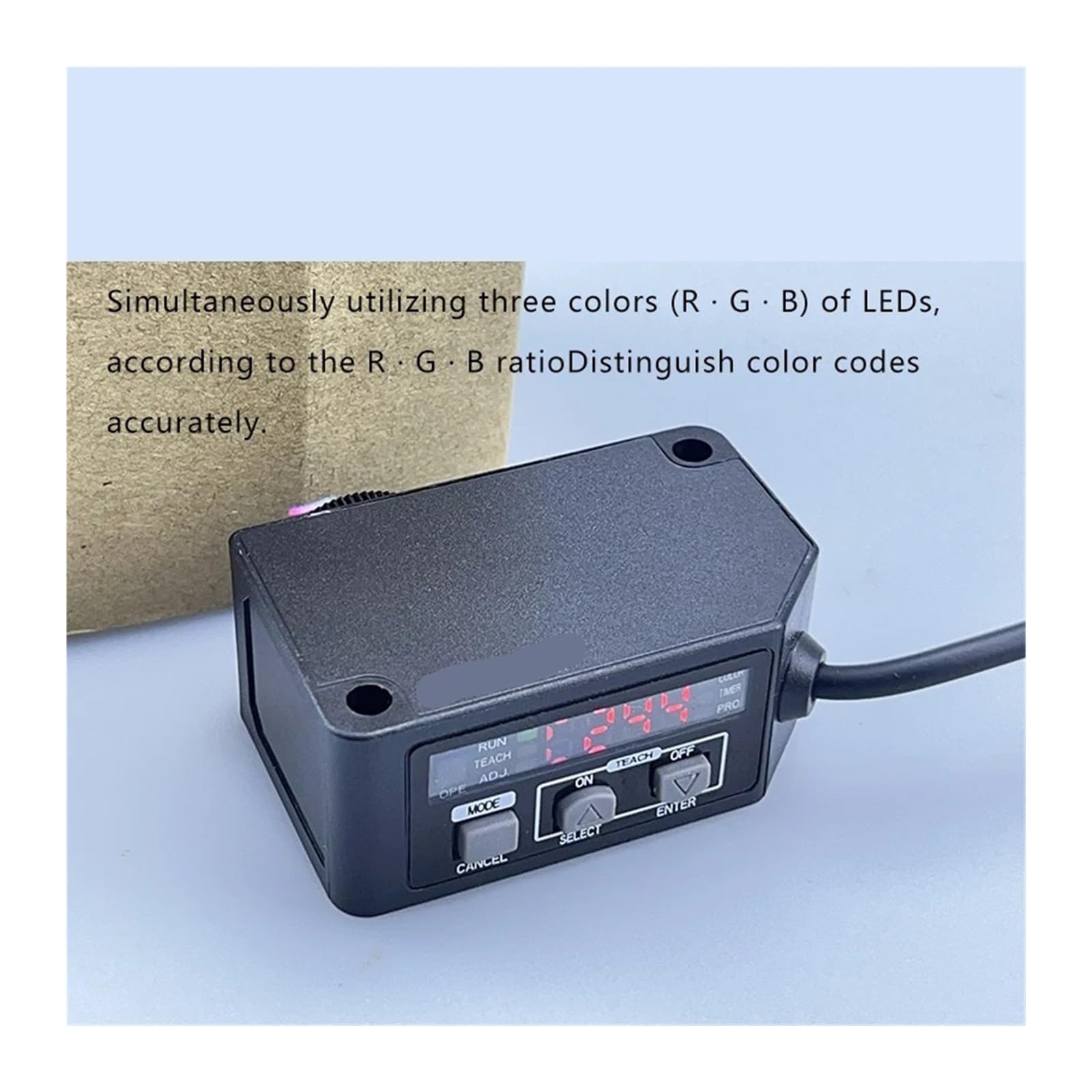 PM-A101 Farbsensor Farberkennungsmarkierung Digitale Markierungsübertragung Optischer fotoelektrischer Sensor(PM-A101-25mm)