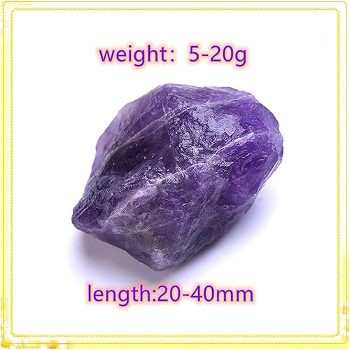 Miniatura 7 de Feng Shui Decorar 1 pieza de amatista natural piedra irregular púrpura grava espécimen de cristal de cuarzo crudo accesorio de regalo decoración del