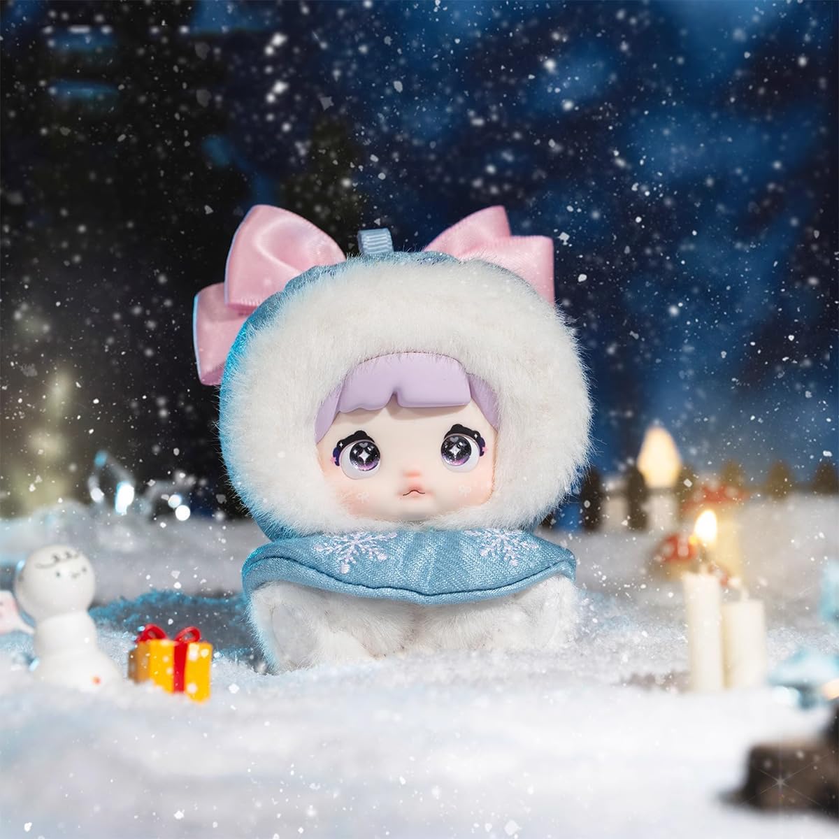 Aven Rabbit Nommi Fairytale Town Series Blind Box Action Figures Mystery Box Cute Random Toys Birthday Gift Christmas Collectible Toy for Desktop Ornaments, 1PC