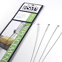 Vista 5 de RSVP International Cortador de queso, carnes y otros aperitivos, 5.75 x 0.13 pulgadas, cables de repuesto para mármol gris