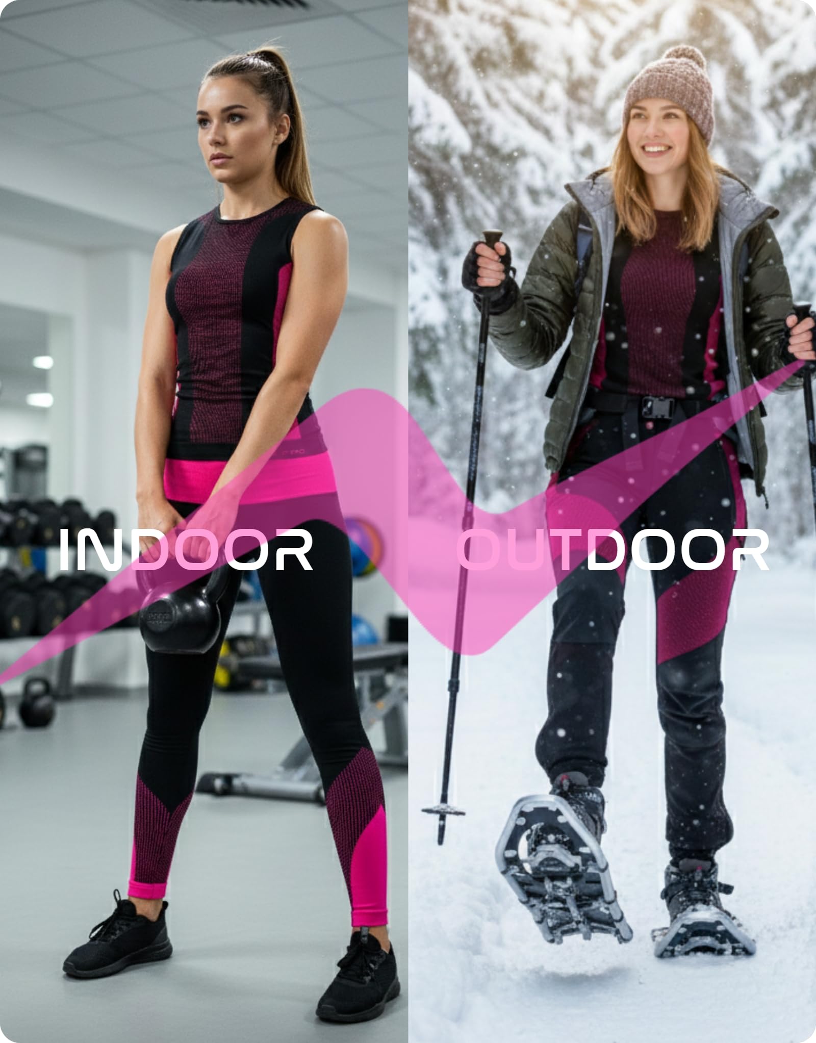PRS Sport-Tanktop Damen Nahtlos - Damenbekleidung - Sport-Top für Fitness, Laufen, Yoga - Nahtloses Oberteil Atmungsaktiv Schnelltrocknend (Schwarz, S/M)