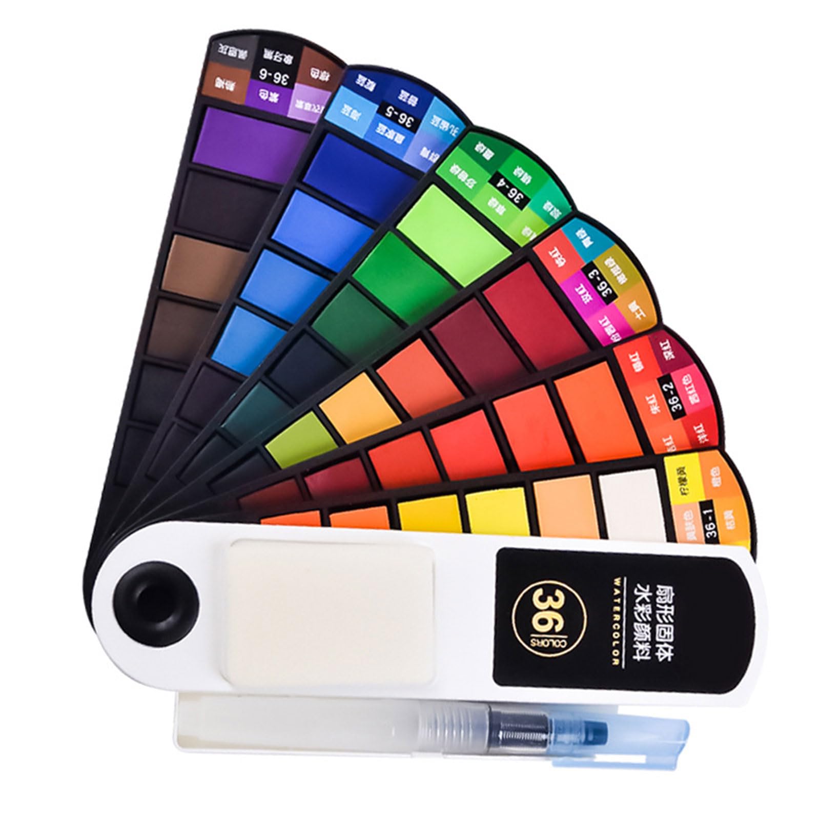 24/36 Color Watercolor Paint Set with Brush for Painting Pigment for Artist Beginner Kid Professional Paint