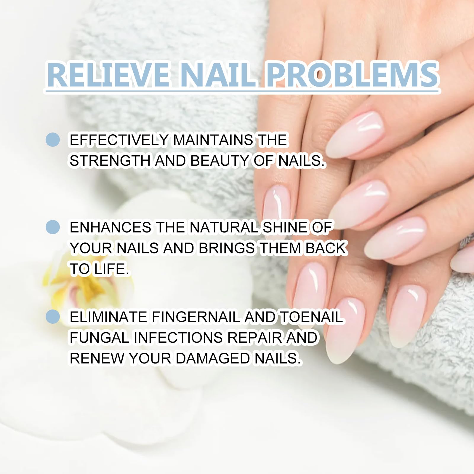 2pcs Nail Serum for Growth and Strength, 2 * 15ml Treatment for Weak and Damaged Nails/Toenails - Image 3