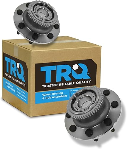 Miniatura 791 de TRQ Juego de 2 rodamientos de rueda delantera y trasera compatible con Dodge Dart 2013-2016