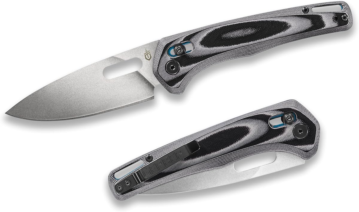 Gerber Sumo EDC Folding Pocket Knife, Plain Edge Camping Survival,Blue Cyan | Compact EDC folding knife, plain edge blade, outdoor camping survival use, durable build, everyday carry, Blue Cyan