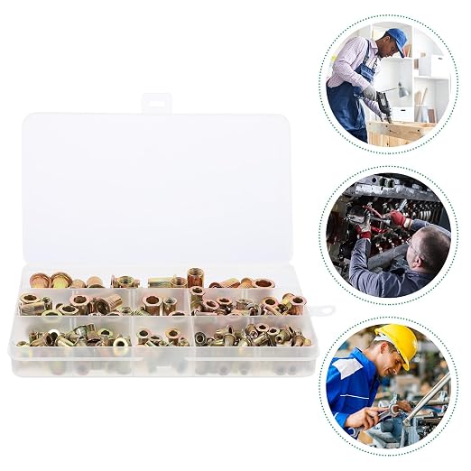 BESTYASH 165pcs Assorted Rivet Nuts M3 M4 M5 M6 M8 Zinc miniatura 9