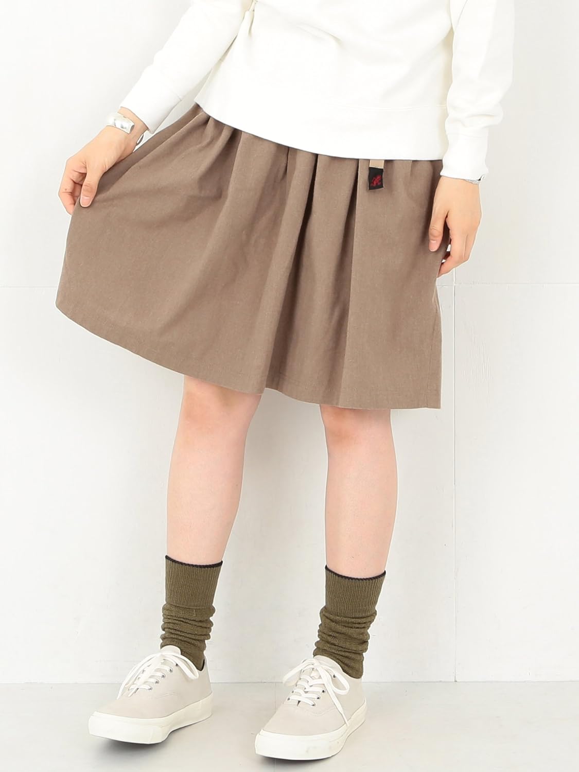 Beams Boy 13270234585 Women's Skirt, beige, One Size Amazon.sg Fashion