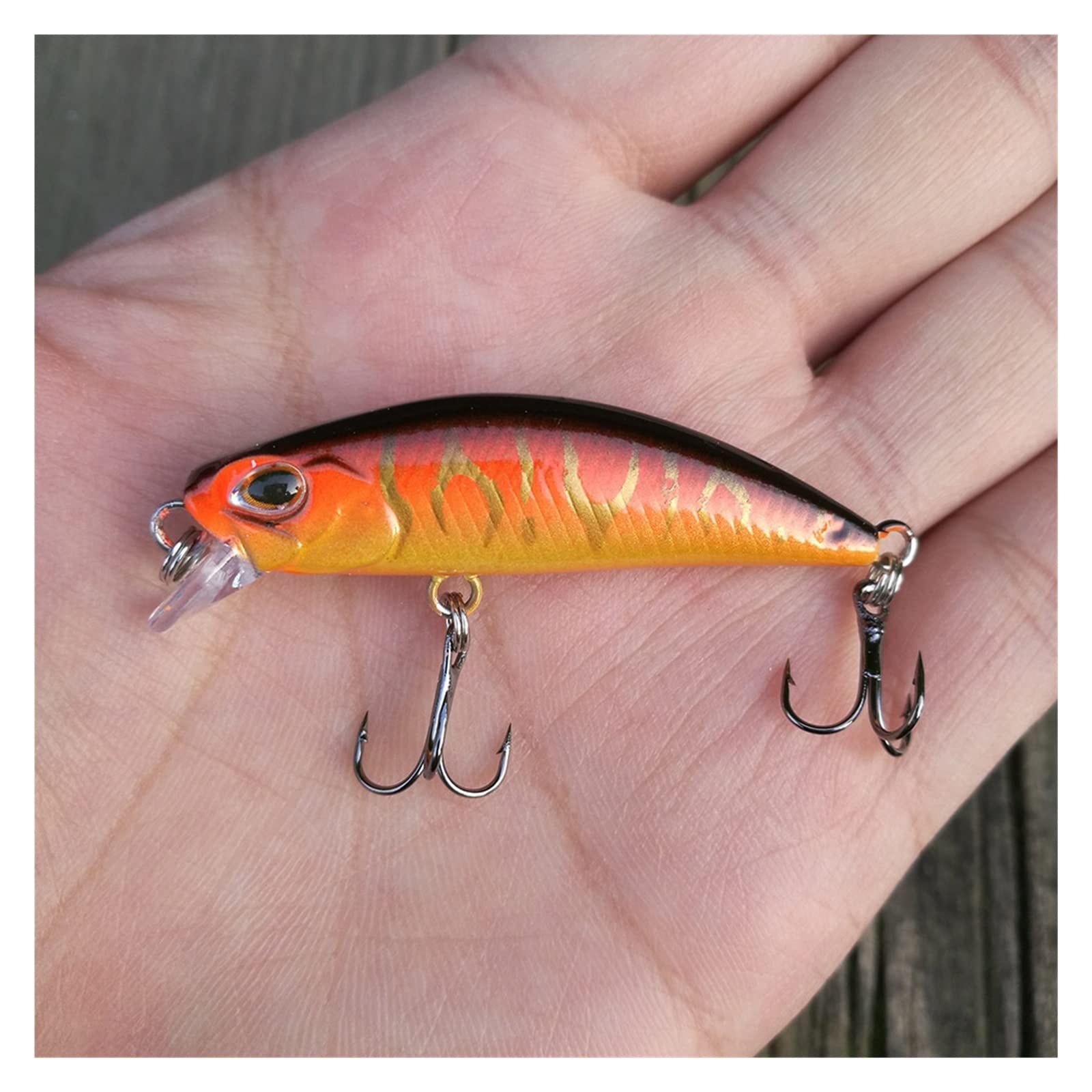 XILILHC 10 Uds Cebo Artificial Que Se Hunde Señuelos De Pesca Wobblers | Aparejos de pesca con cebo de baño de río, cebo de carpa