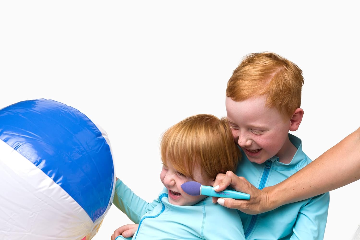 SunnyStik: Kid Friendly No-Mess No-Fuss Sunscreen Applicator, Tulip Shaped Connector for Precise Application | Effortless Coverage on Tiny Faces, Nose, Ears, Chins & Hands | Reusable & Vibrant Design