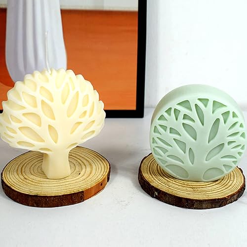 Miniatura 6 de Moldes de vela de silicona, moldes de silicona 3D para hacer velas, moldes de silicona abstractos simples para fundición de resina epoxi, jabón