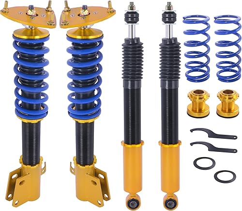 Miniatura 30 de MOSTPLUS Puntales helicoidales compatibles con MK2 MK3 1995-2002 Volkswagen Cabrio/ 90-95 Corrado/ 85-99 Golf Jetta (solo cuerpo 1999 Jetta MK3)