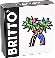 Vista 2 de BRITTO Romero - Imán de goma decorativo multiusos grande, palmera