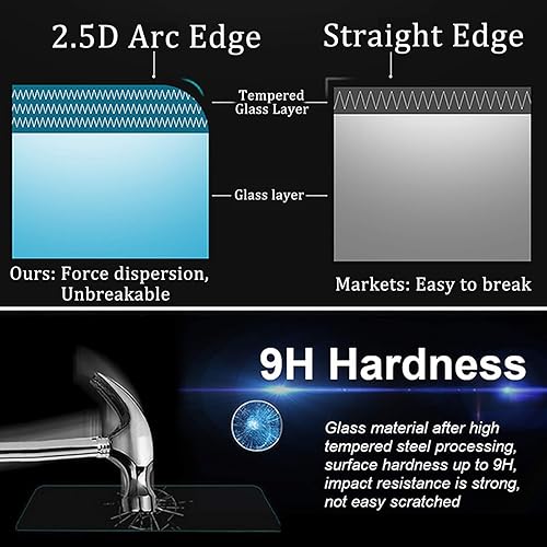 Miniatura 3 de Yumzeco Protector de pantalla compatible con Volkswagen Atlas 2019-2024, protector de pantalla para Volkswagen Tiguan Arteon 2018, 2019, 2020, 2021,