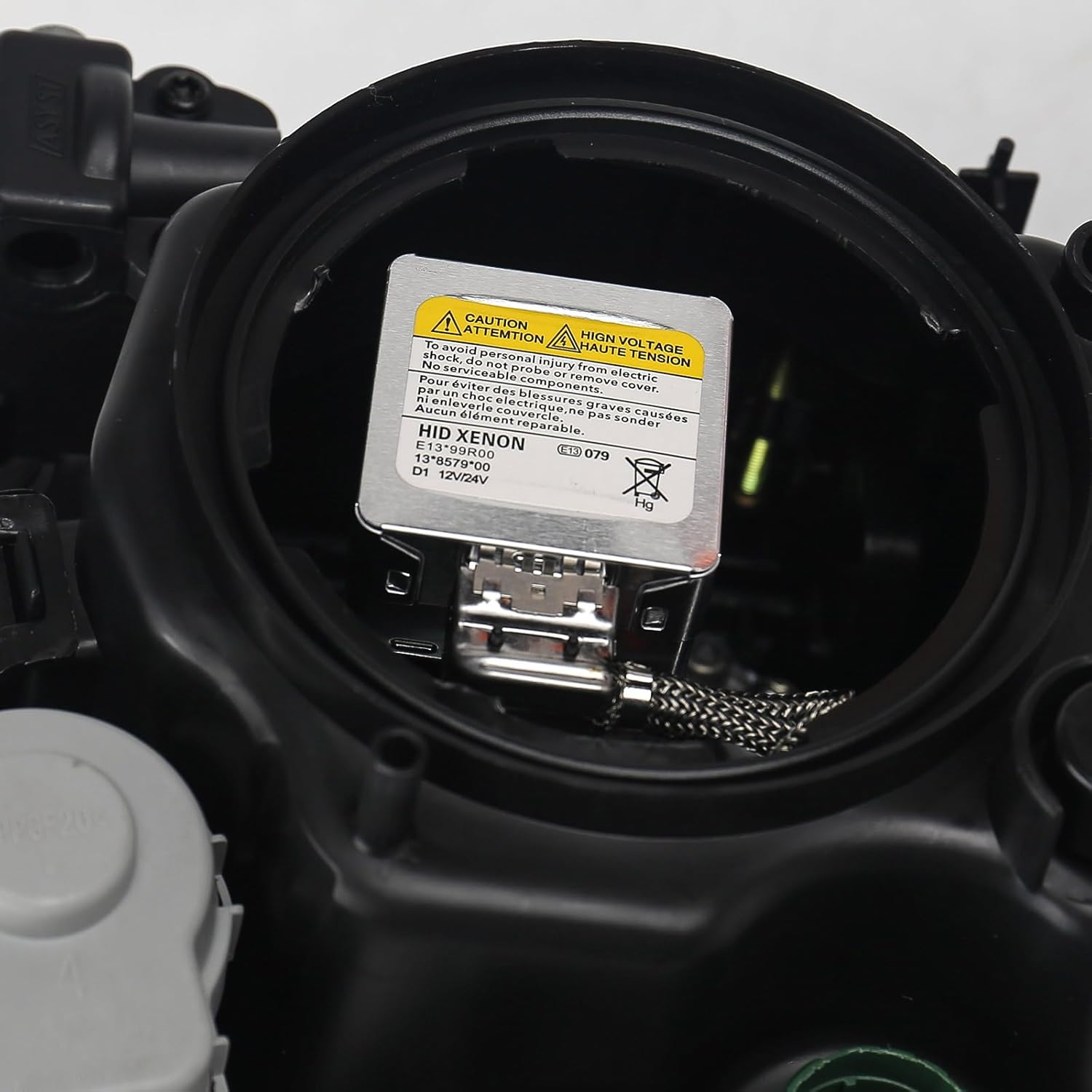 Huray HID Headlight Assembly for Jeep Cherokee 2014-2018 [Only for Xenon Type] OE Head Lamp Replacement Passenger Side