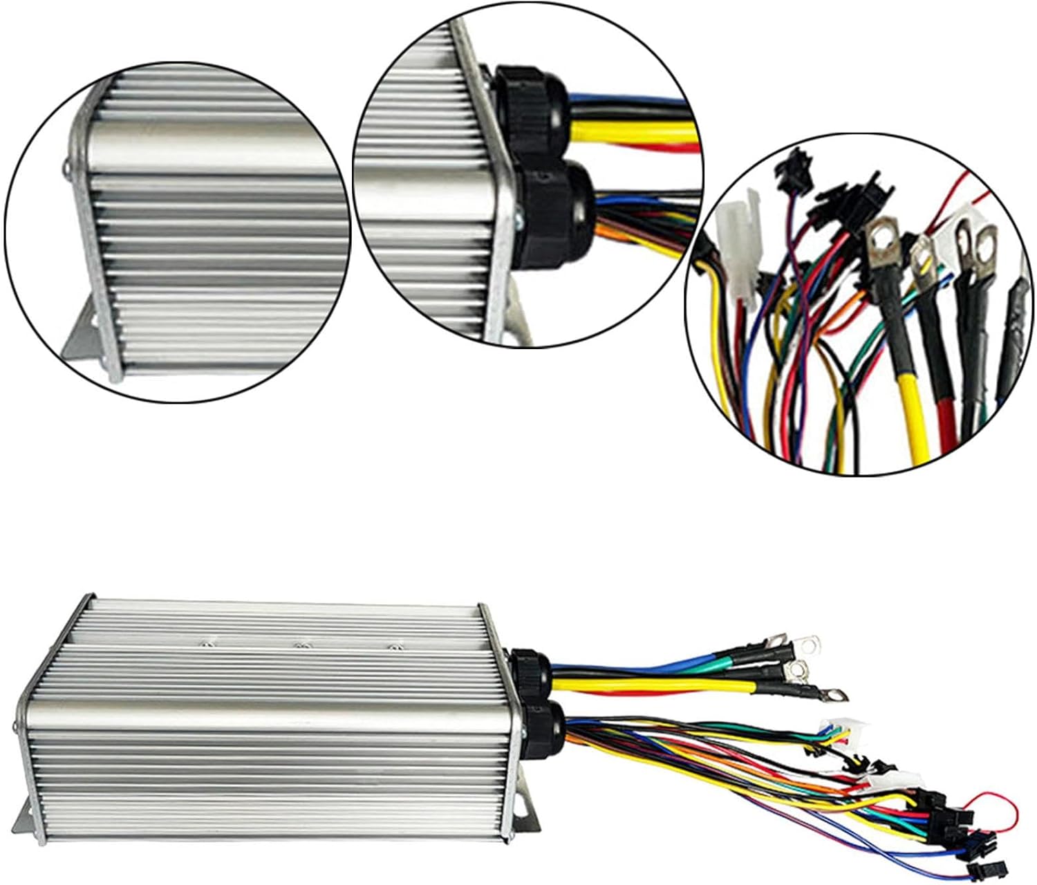 Cemaystic 48V 72V 対応 軽量 ダブルモード 60A 電気モーターコントローラー 金属製 1000W 3000W と