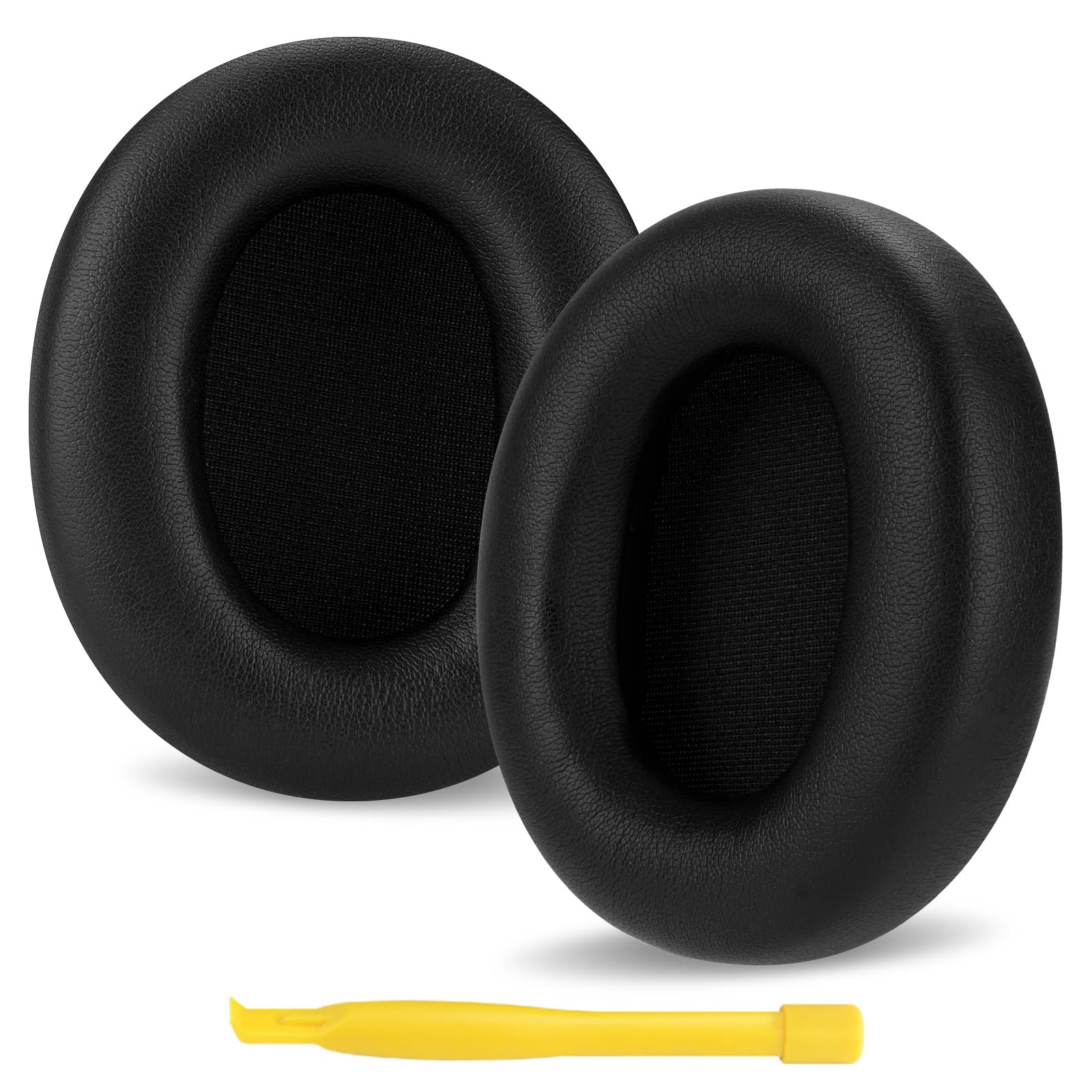 Replacement Ear Pads for Skullcandy Crusher ANC 2 Headphones, Cushions, Covers (Protein Leather/Black)