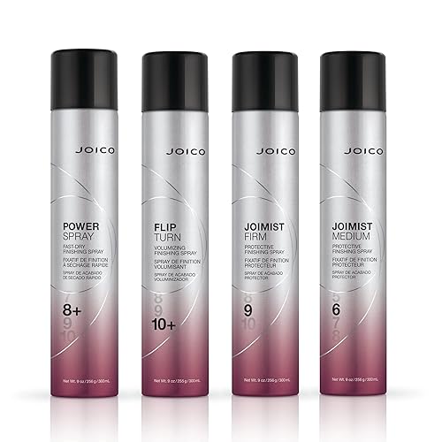 Miniatura 9 de Joico Spray de acabado de secado rápido Power Spray  Para la mayoría de tipos de cabello  Protege contra el calor y la humedad  Protege contra la