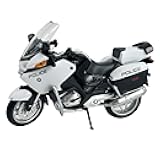 Die Cast BMW R1200 RT Police Motorcycle, 1:18 Scale, Collectible Model Dirt Bike