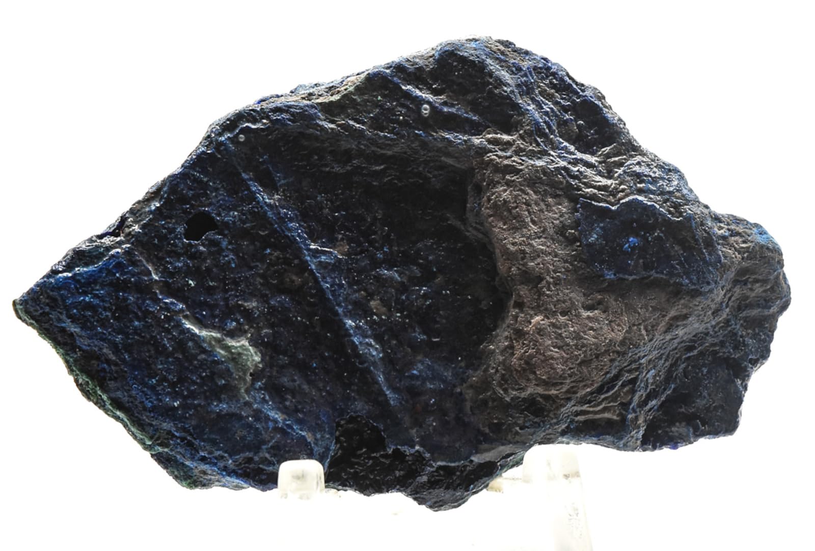 150ct 60mm Deep Blue Azurite Cluster Rough Slice Natural Gemstone Crystal Mineral Collectible Specimen - S. Africa