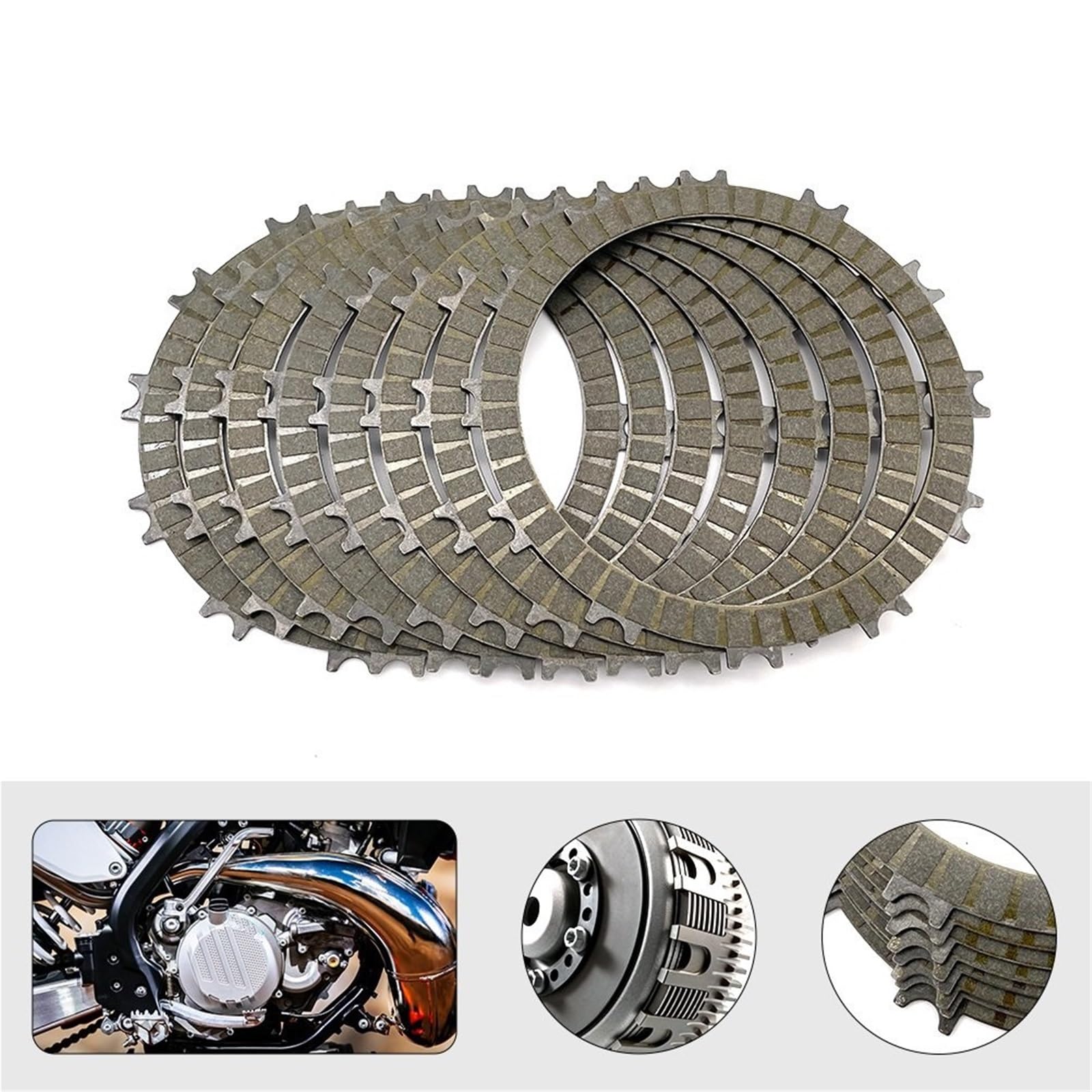 disque d'embrayage de moto Plaques de friction d'embrayage moto, disque garniture en fer, Husq&varna, Convient pour GASGAS Embrayage et accessoires pour moto