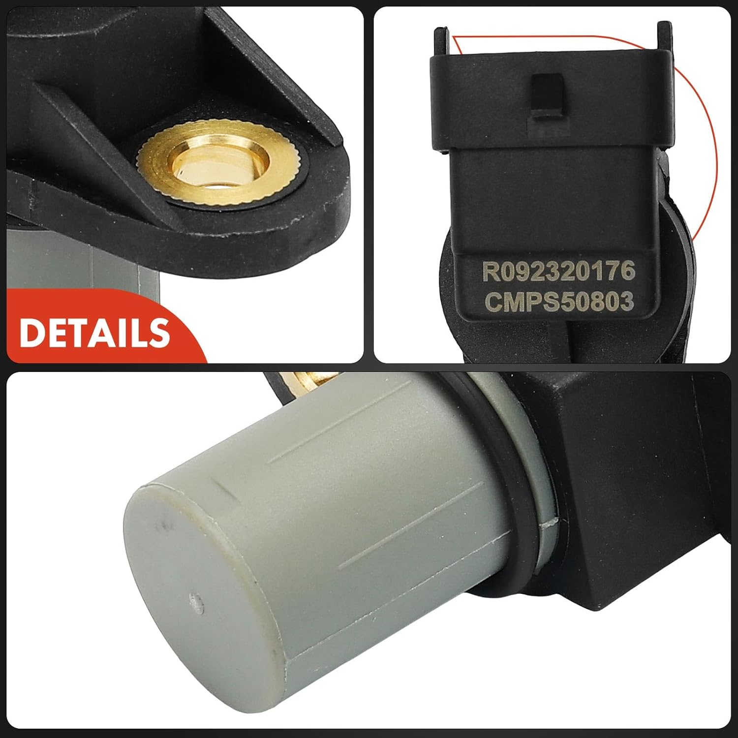A-Premium Engine Camshaft Position Sensor Compatible with Dodge & Freightliner Sprinter 2500 3500 2003-2006 & Jeep Grand Cherokee 2008, 2.7L 3.0L, Replace# 5080346AA