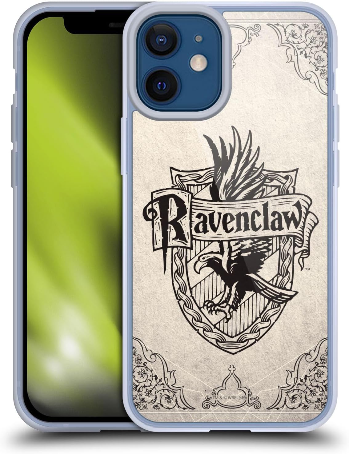 Head Case Designs Officially Licensed Harry Potter Ravenclaw Parchment Sorcerer's Stone I Gel Case [Military Grade Protection] Compatible with Apple iPhone 12 Mini and Compatible with MagSafe