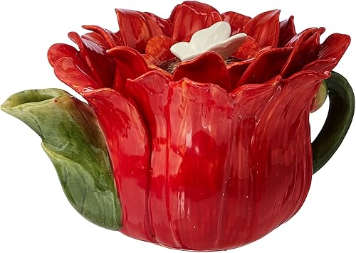 Cosmos Gifts Gerbera Daisy - Tetera de cerámica, 3-78 pulgadas