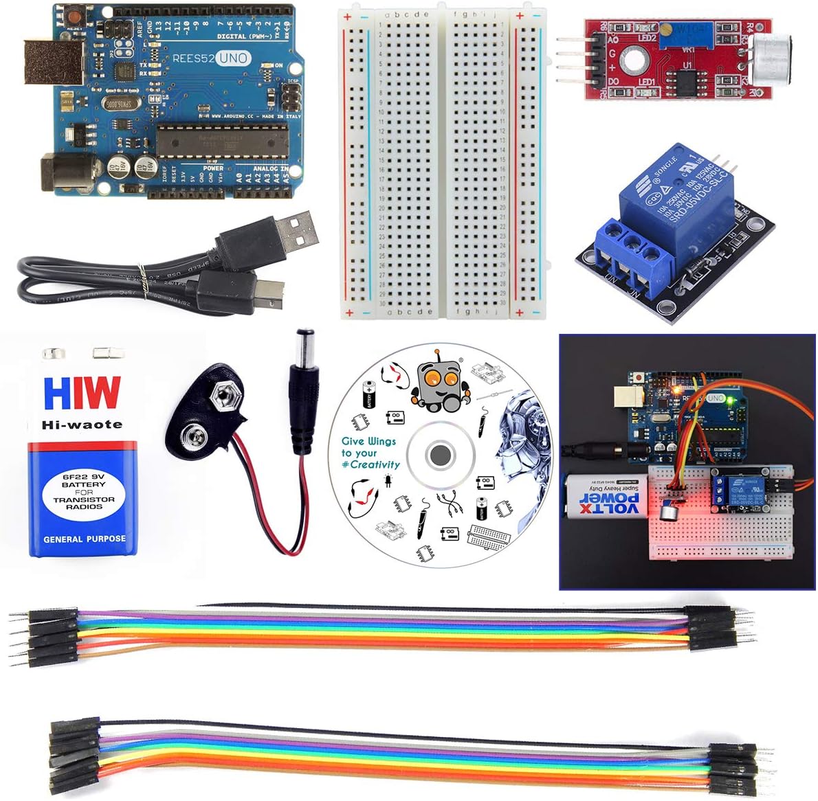 REES52 Projects Turn On/Off The 5v Relay Module Using Sound Sensor Module compatible with Arduino uno/arduino IDE.