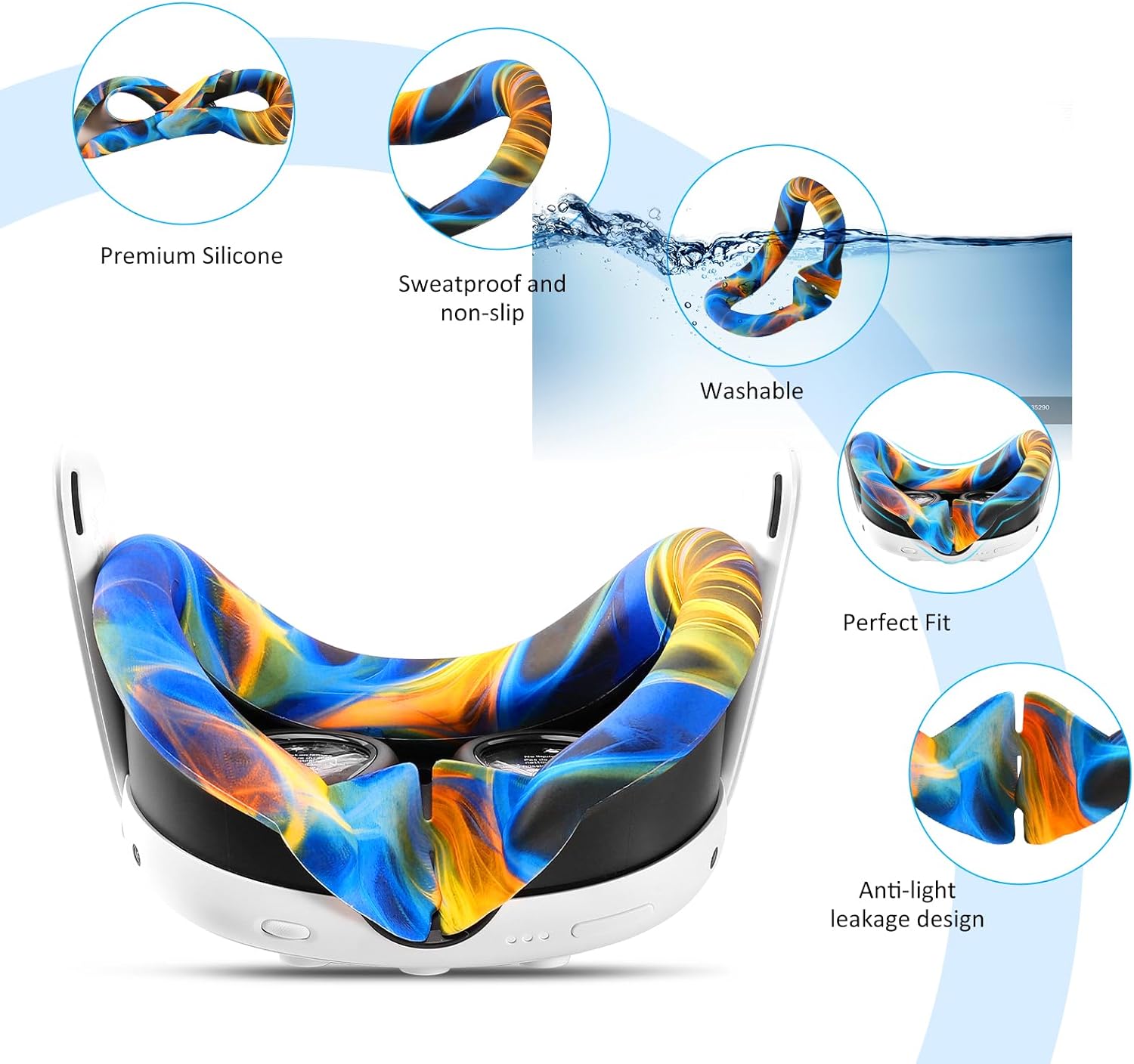 Compatible with Oculus Quest 2 Accessories+Compatible with Oculus Quest 3 Accessories