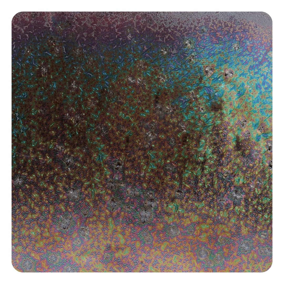 AMACO Cosmos CO-08 Dark Star Crystalline Gloss Glaze Pint, 16 oz. (473 mL), Iridescent Mid-High Fire Cone 5-6 "CO" Glaze for Bisque