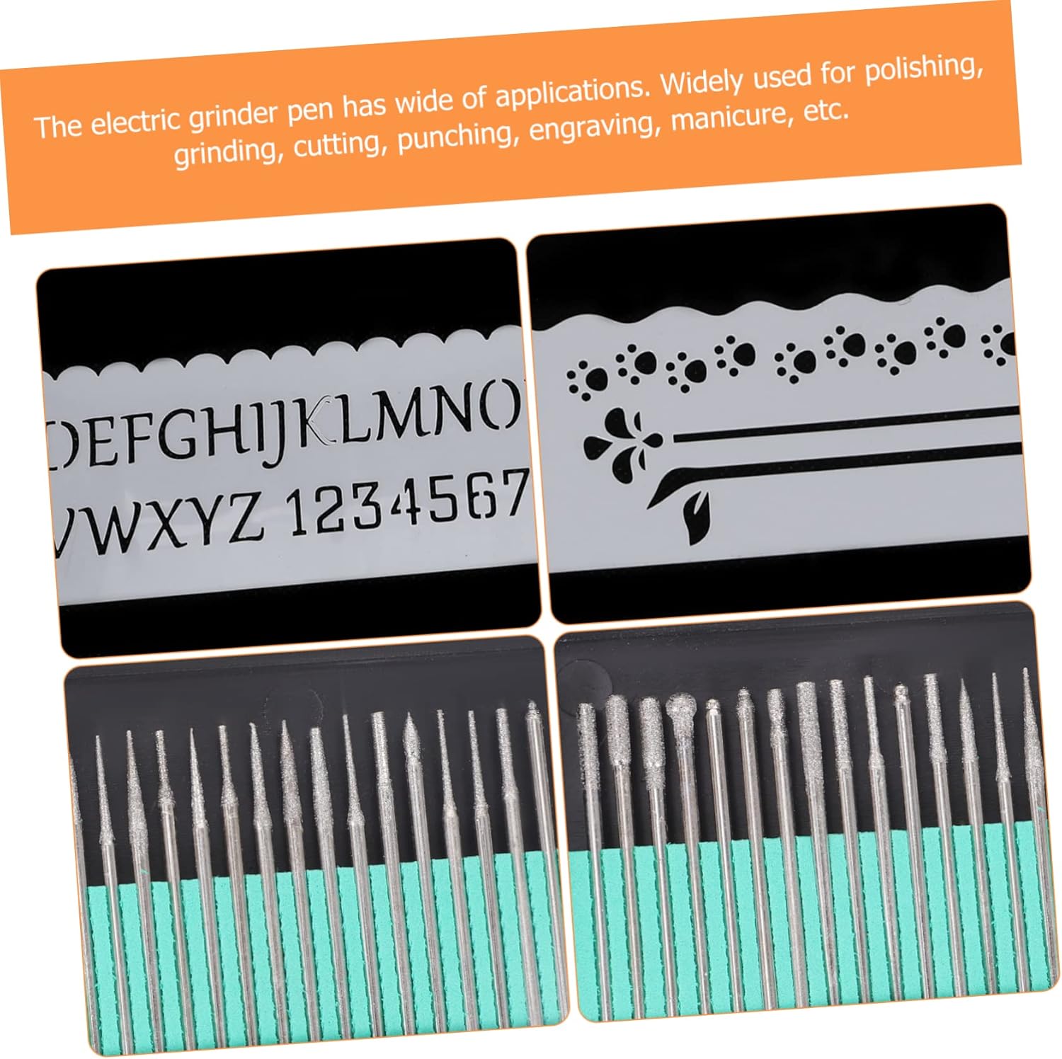 BEBEMOKO 1set Electric Grinding Pen Adjustable Speed Tool for Crafting Polishing Engraving DIY Projects Lightweight Design Accessories Ergonomic Handle for Easy Use