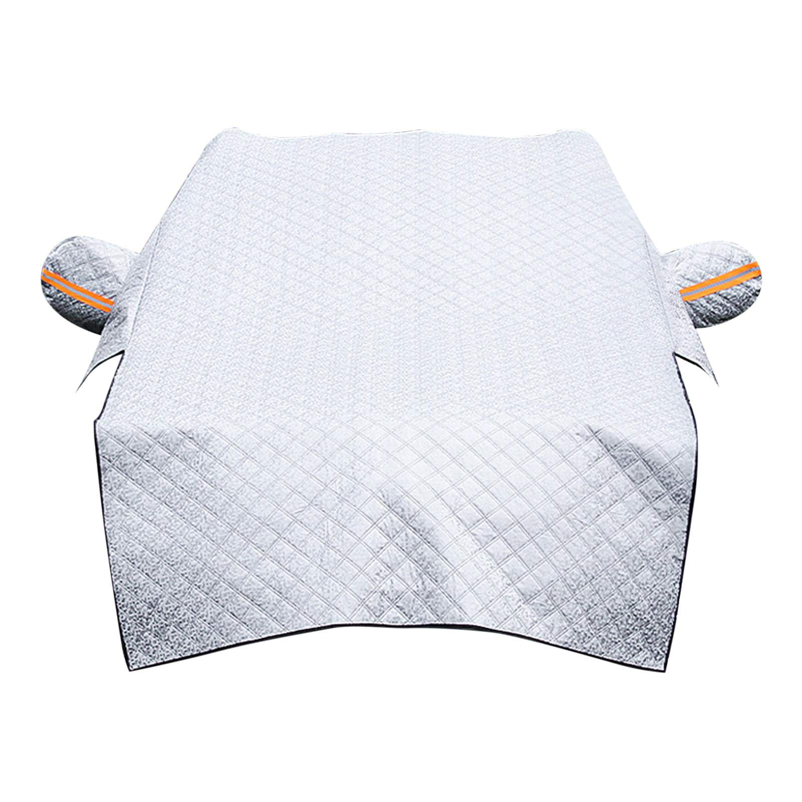 KUNMEI Winter Snow Shield,Car Ice Snow Shield Snow Cover Anti-Freezing/Anti-dust,Winter Frost Snow Ice Cover Auto Sun Shade,Anti-frost Protective Cover for Most Car