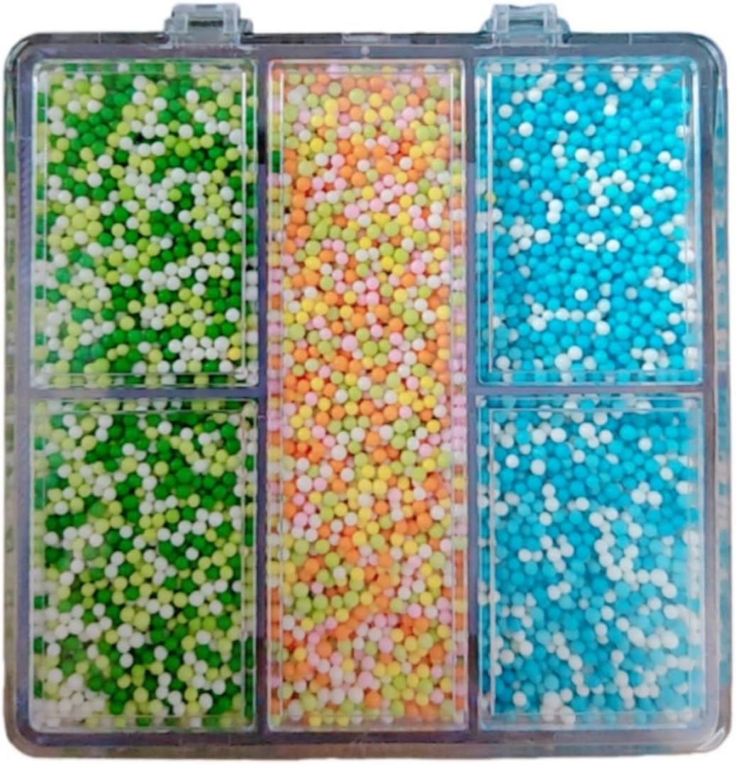 - HeDeon&Rles 2mm Edible Colorful Pearls Sprinkles for Baking Caketopper Valentines St. Patrick's Day Easter Sprinkles Cake Decoration Birthday Wedding Caketopper