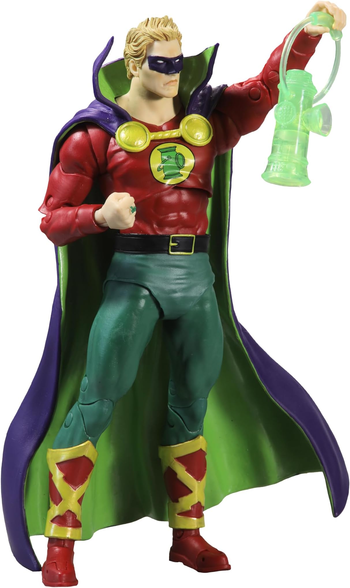 McFarlane Toys, DC Multiverse, Green Lantern Alan Scott (Day of Vengeance) 7-inch Action Figure, Toys Collector Edition with Collectible Card, Multicolour - Ages 12+