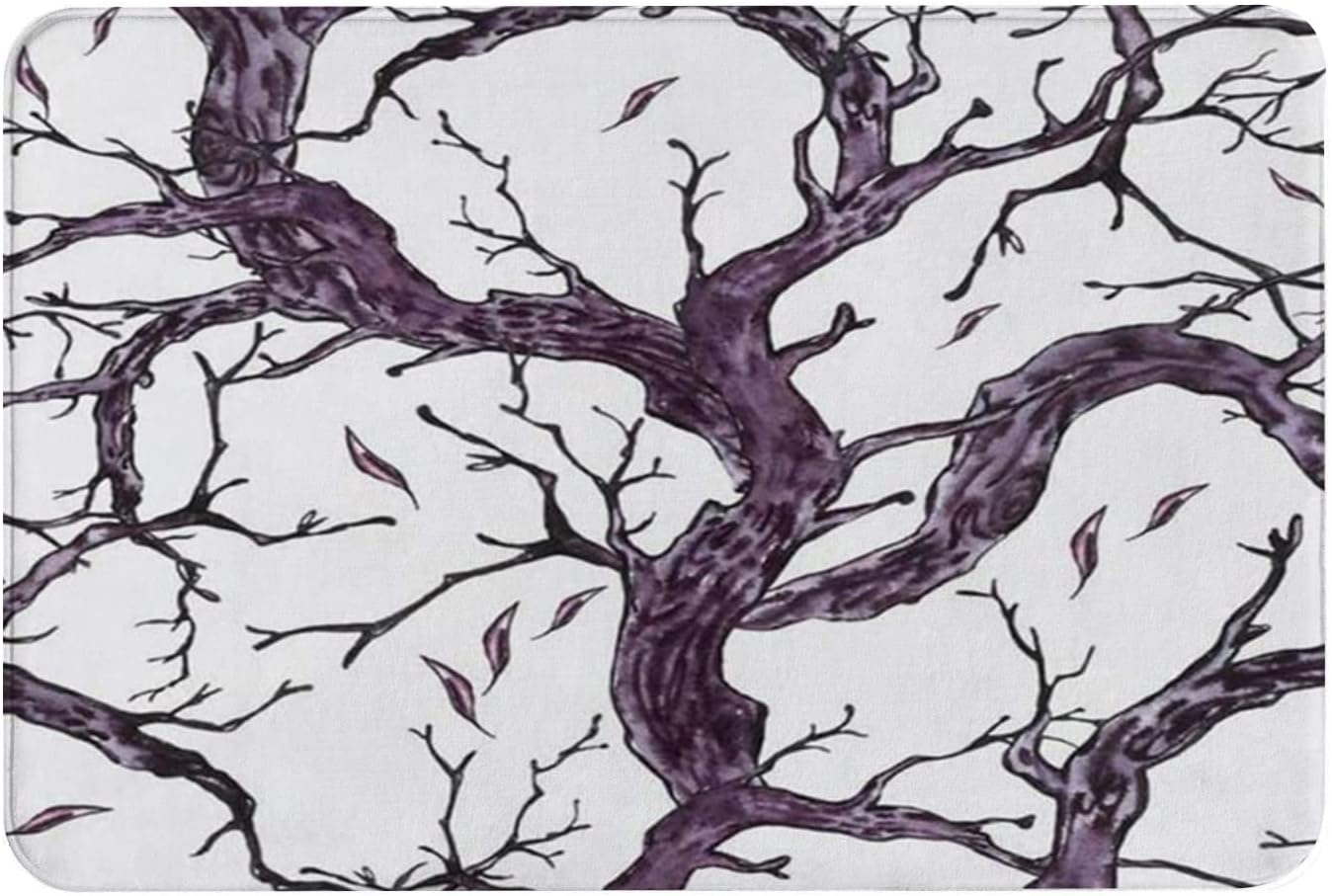 Mat 40x60cm Non Slip Bathroom Mat Machine Washable Drawing Plain