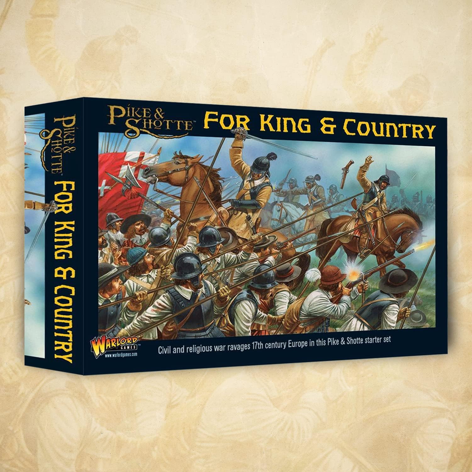 Wargames Delivered Pike & Shotte - for King & Country. 28mm Base Revolutionary Miniature Military Soldiers for Miniature War Game by Warlord Games
