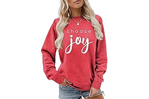 Choose Joy Christian Christmas Sweatshirt for Women: Spread Peace