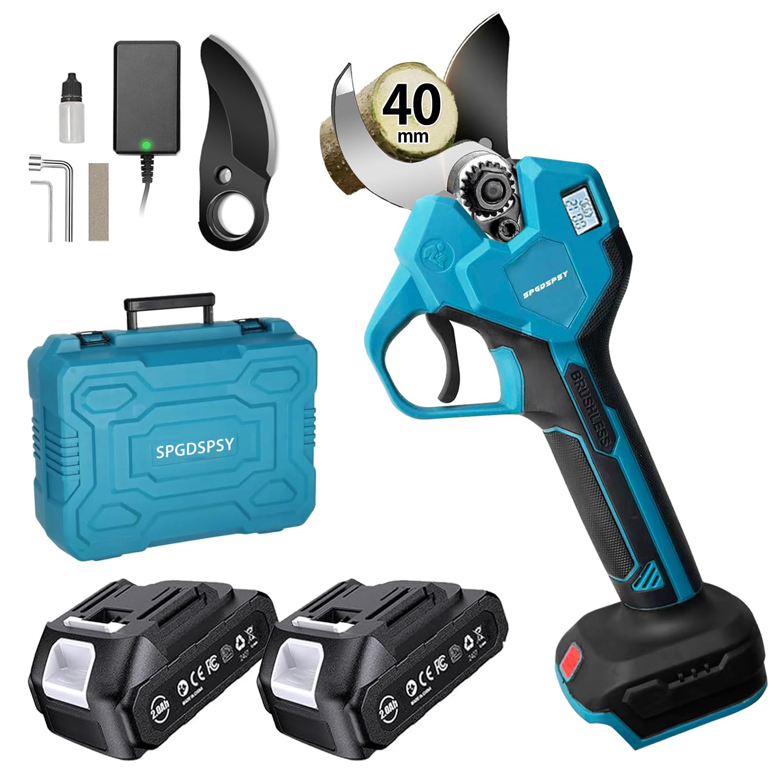 Amazon | 【2026改良強化版】電動剪定バサミ 21v マキタ電池互換 40mm