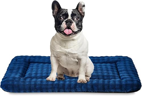 Miniatura 19 de Colchoneta para Cama de Perro Almohadilla para Jaula para Perros Grandes, Colchoneta Suave Lavable para Dormir de Mascotas Almohadilla para Perrera