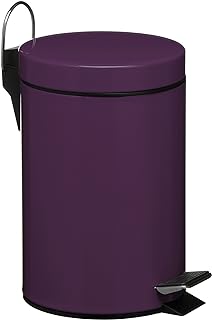 Premier Housewares 506435 Pedal Bin 3 L 26 x 17 x 23 cm Purple