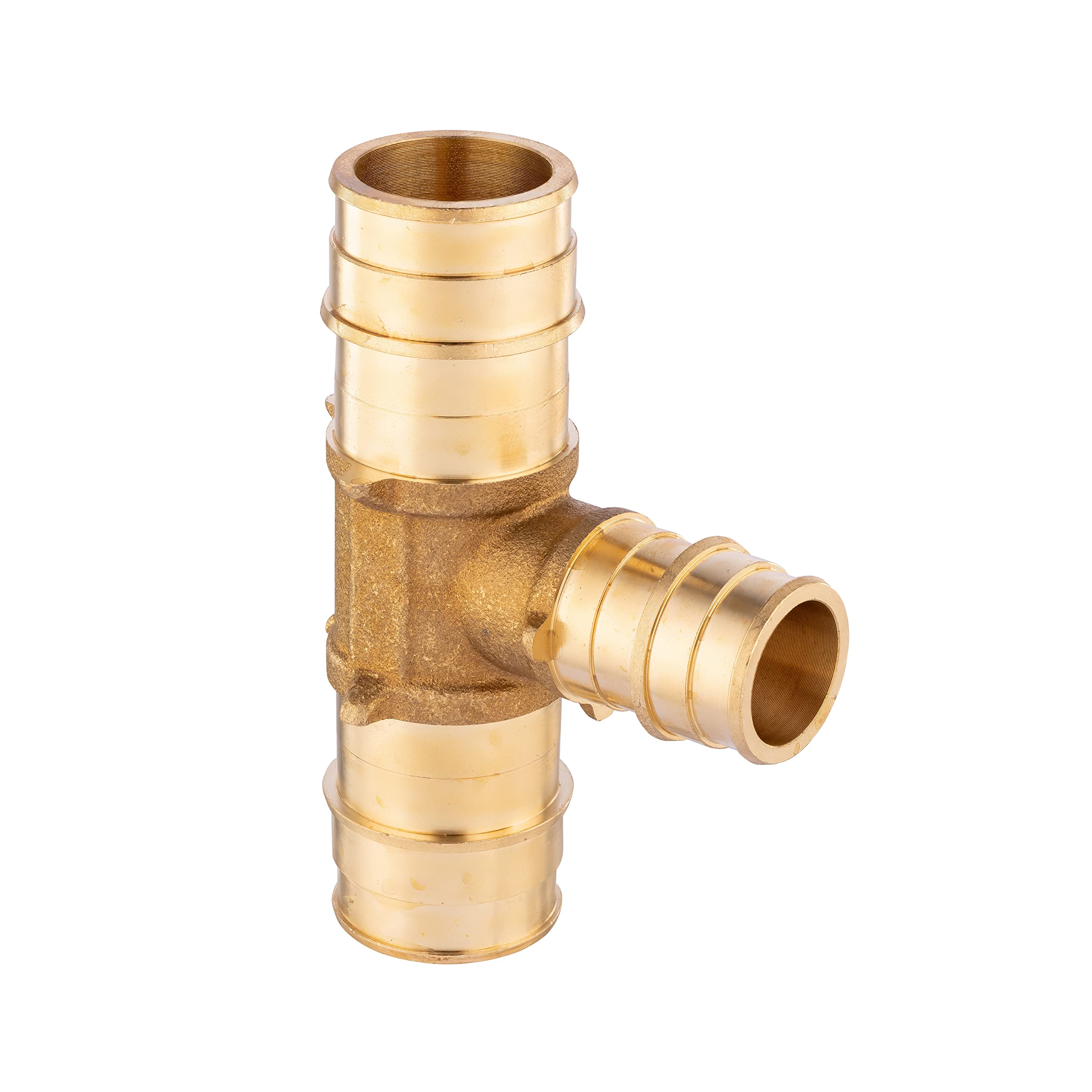 EFIELD Pex A - Juego de 5 accesorios de latón de expansión de flujo completo de 1 x 1 x 3/4 pulgadas, ASTM F1960 (1 x 1 x 3/4 pulgadas)