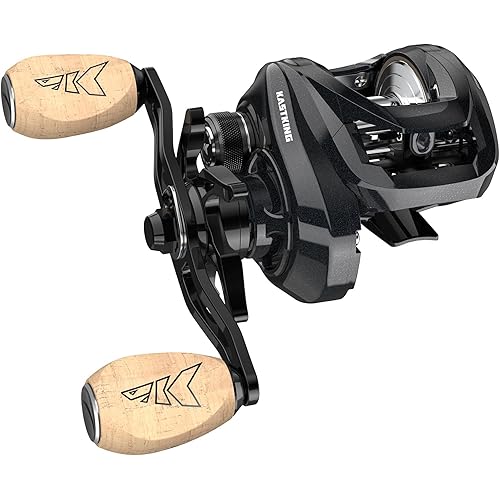 KastKing Megatron 100 Baitcasting Reel, Low Profile Baitcaster, 7.2:1 High Speed Gear Ratio, Magnetic Braking System, 7+1 Stainless Steel Bearings, Freshwater & Inshore Fishing Reel